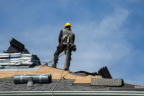 Professional Roof Replacement technician working in Manito, IL